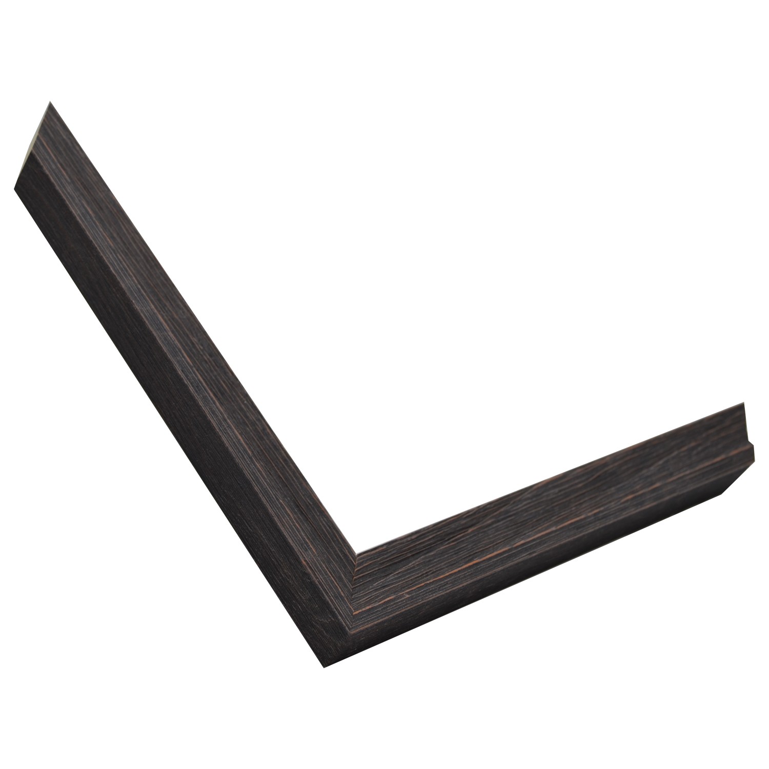 22mm Koyu Venge Meşe Ahşap Doku Modern Resim Çerçevesi