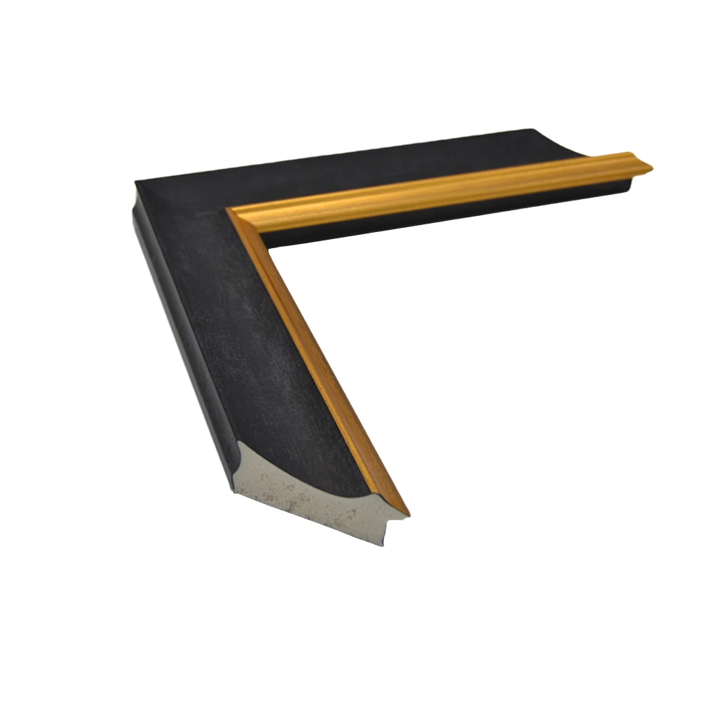 41mm Black Frame with Gold Trim Picture Frame