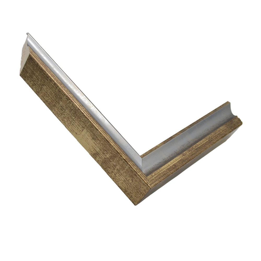 35mm İç Bükey Eskitme Silver Geçişli Resim Çerçevesi