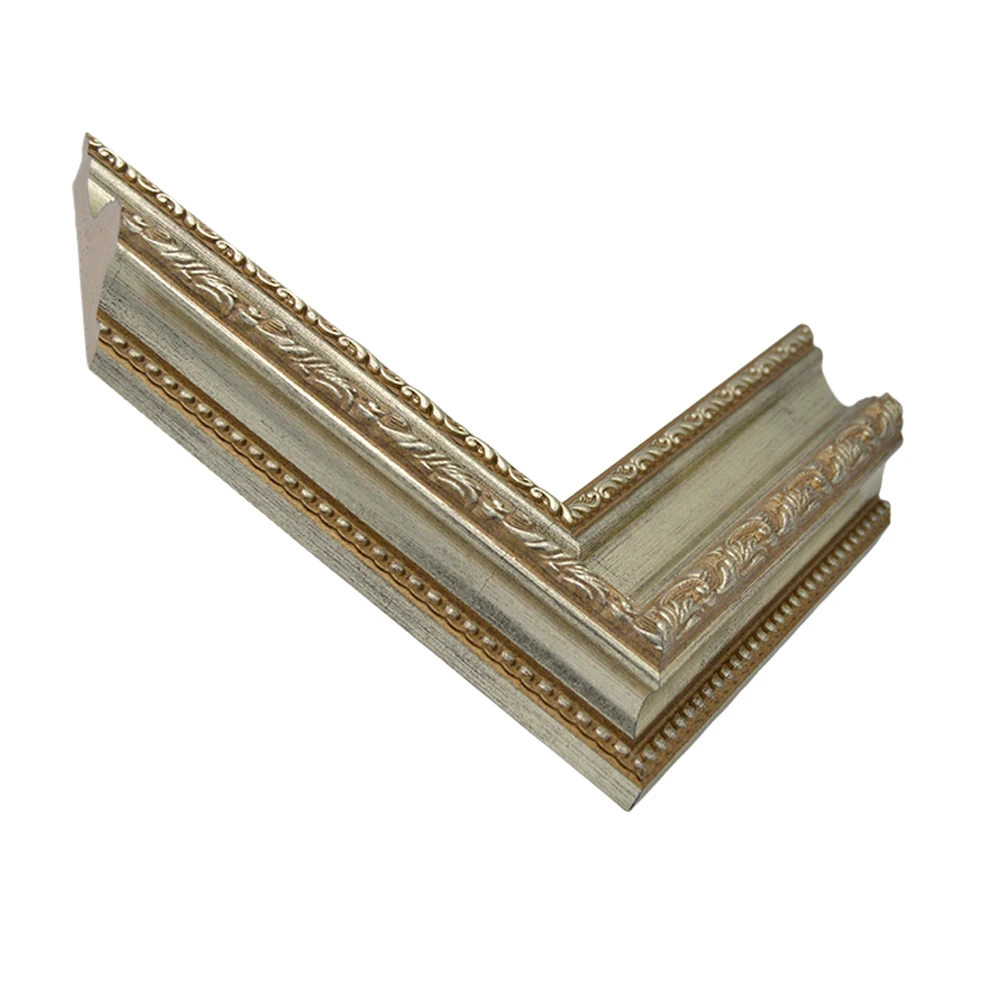 67mm Gümüş İşlemeli Barok Klasik Çerçeve