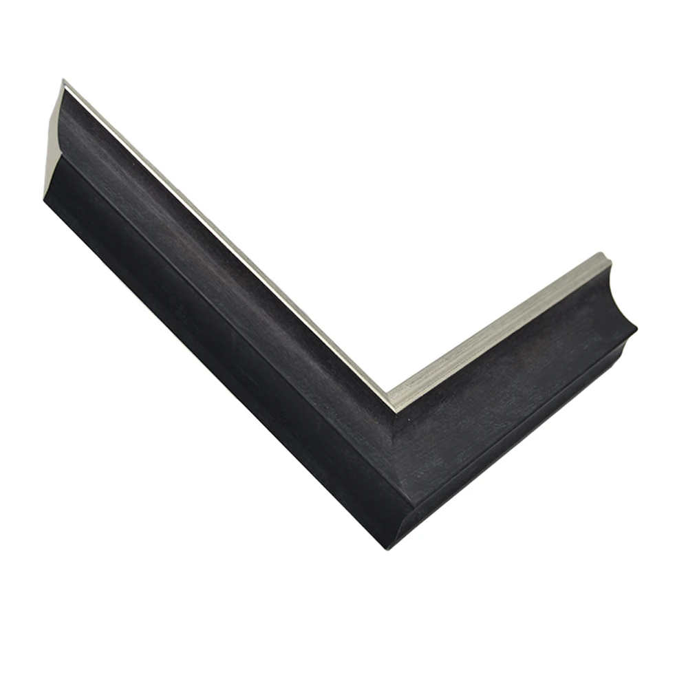 41mm Black Frame with Silver Trim Picture Frame