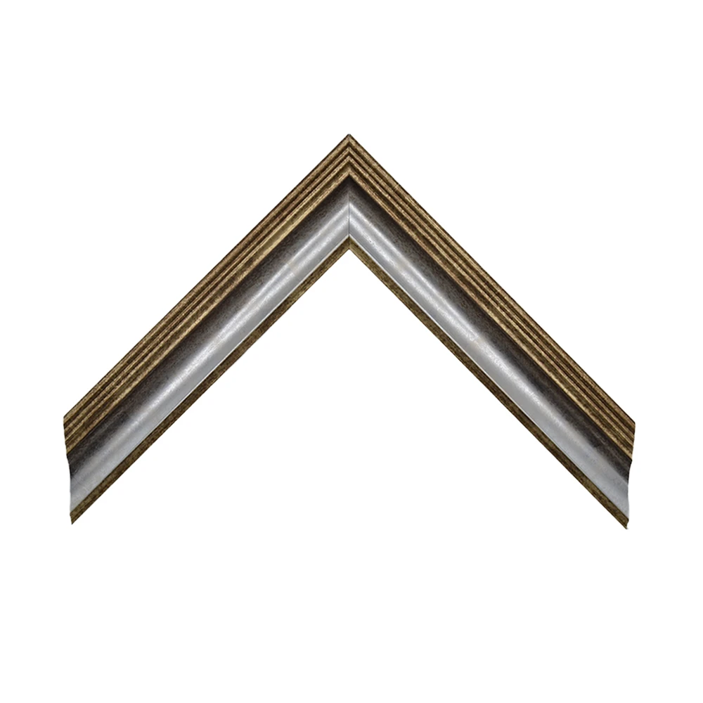 35mm İç Bükey Eskitme Silver Geçişli Resim Çerçevesi