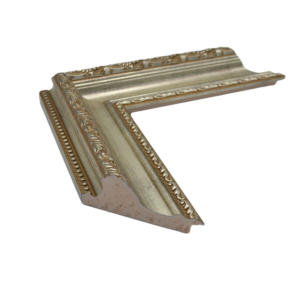 67mm Gümüş İşlemeli Barok Klasik Çerçeve