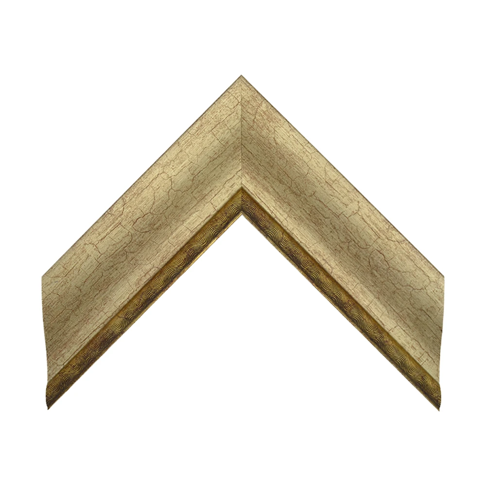 63mm Antik Gümüş Çatlak Dokulu Geniş Çerçeve