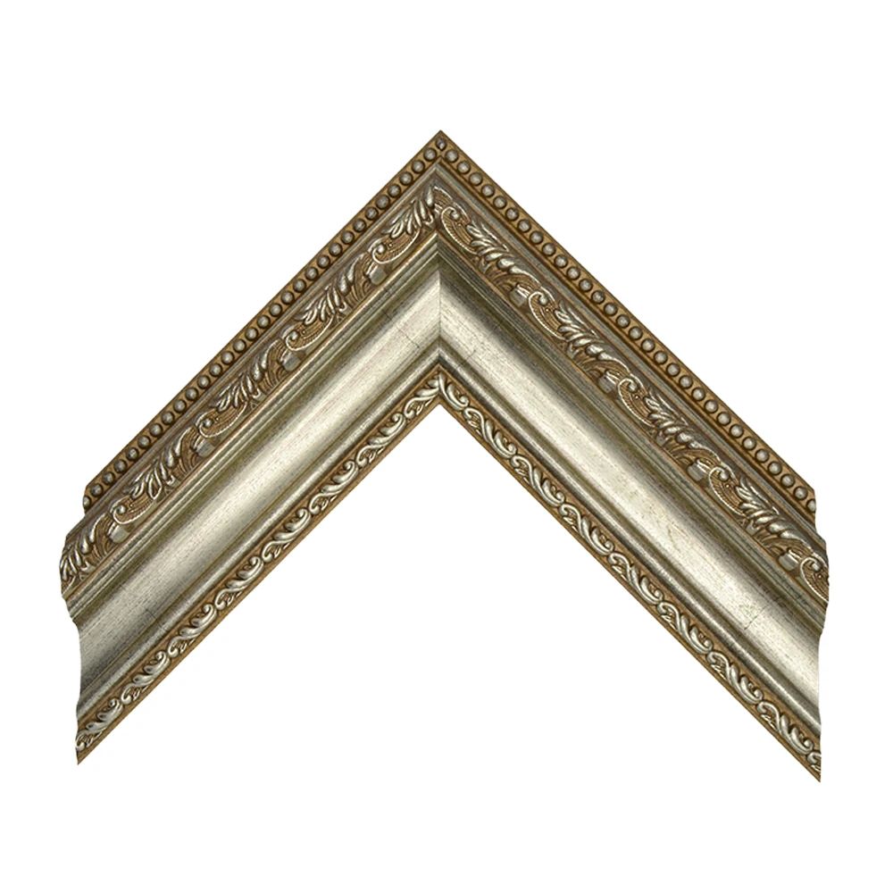 67mm Gümüş İşlemeli Barok Klasik Çerçeve