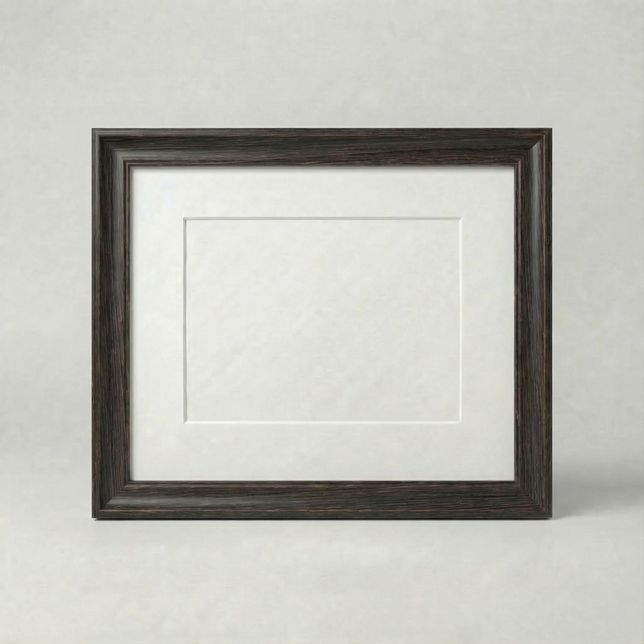 22mm Koyu Venge Meşe Ahşap Doku Modern Resim Çerçevesi