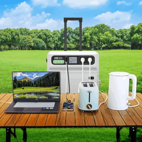 SH4000 Taşınabilir Elektrik Güç Kaynağı – 5.1 kWh Ultra Kapasite, Kablosuz Şarj, MPPT, BMS, Çoklu Koruma