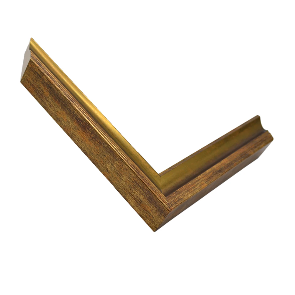 35mm İç Bükey Eskitme Altın Geçişli Resim Çerçevesi