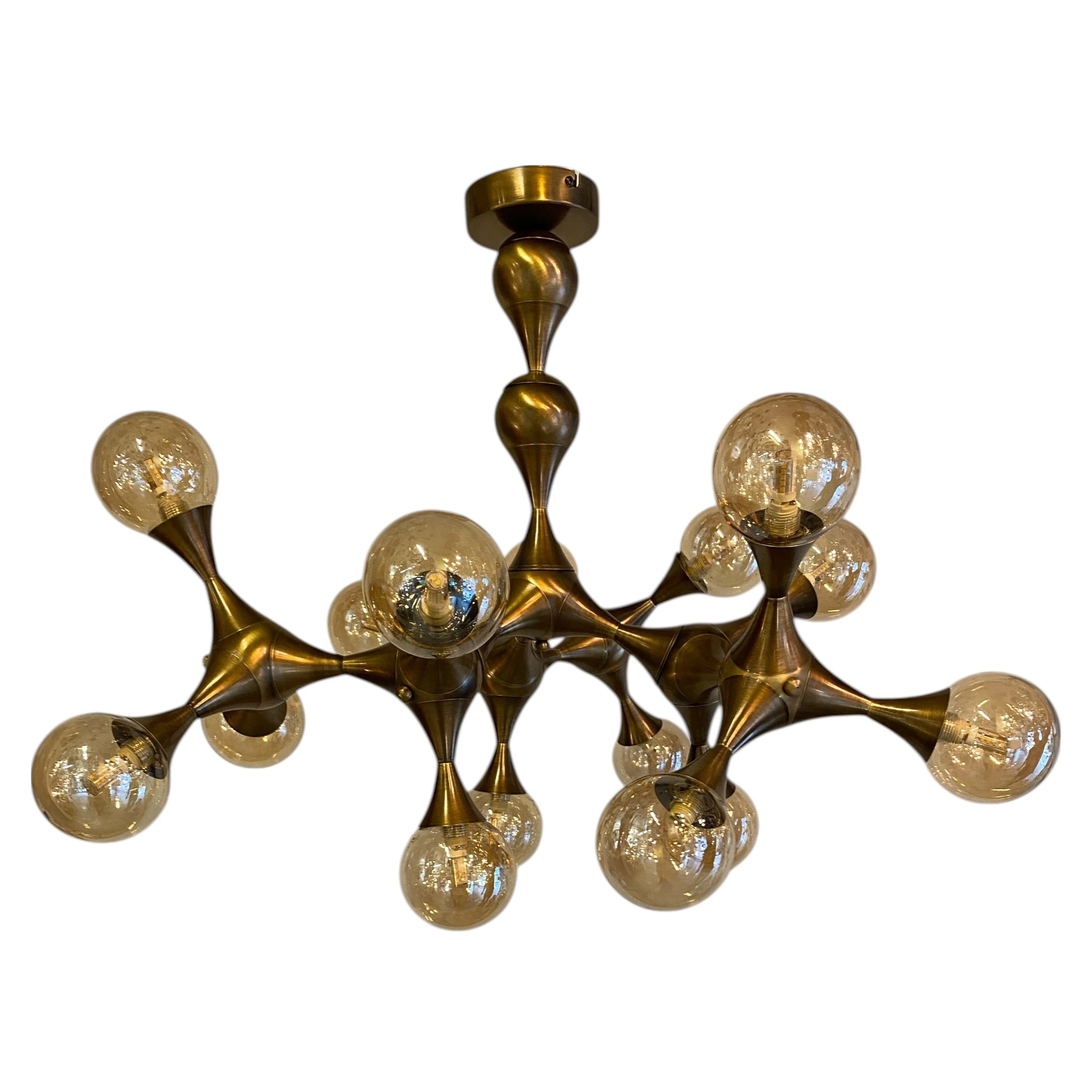 Vintage Eskitme Tarz 15 Başlıklı Mars Avize