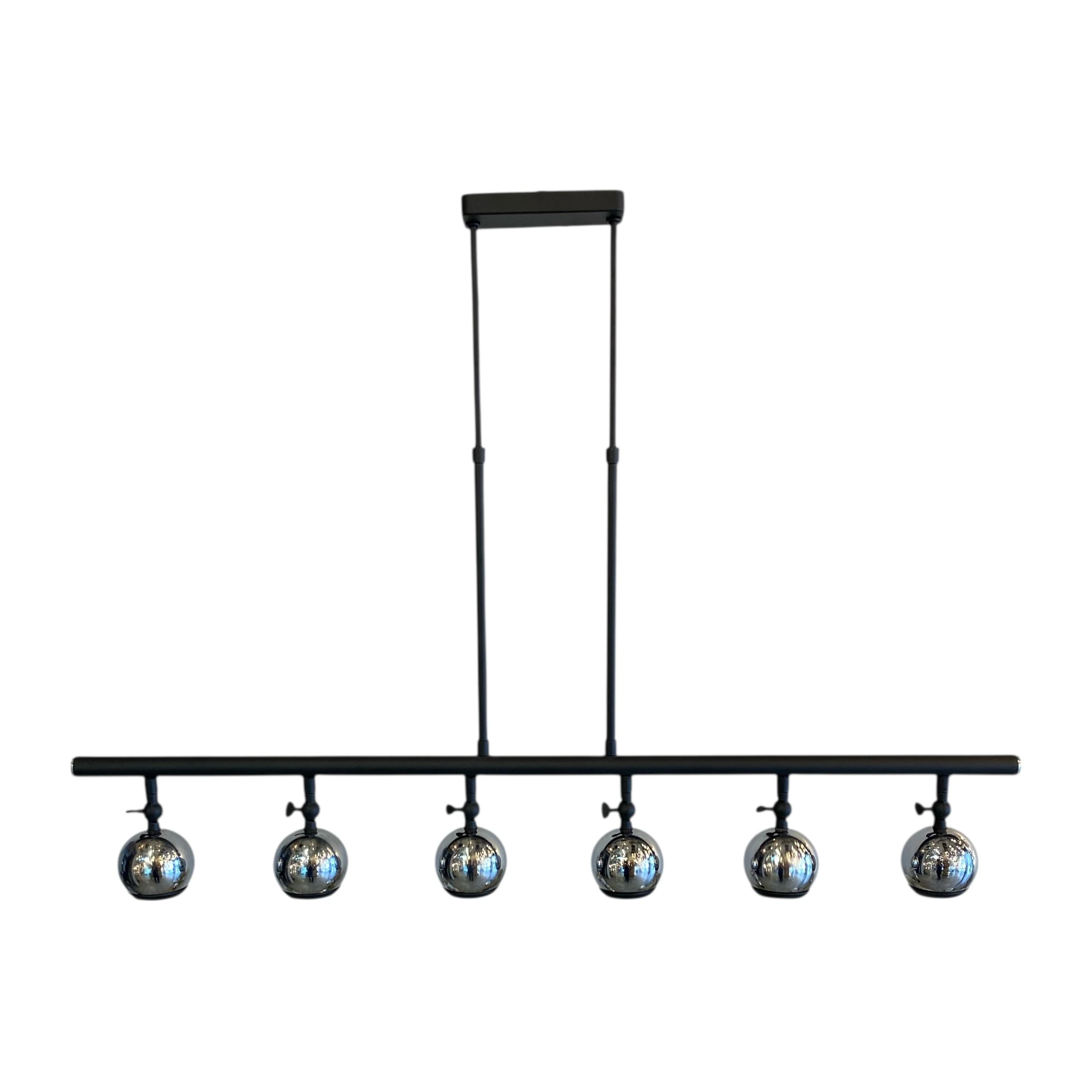 Modern Tasarım Göz Spot Avize - 6 Başlıklı - Krom