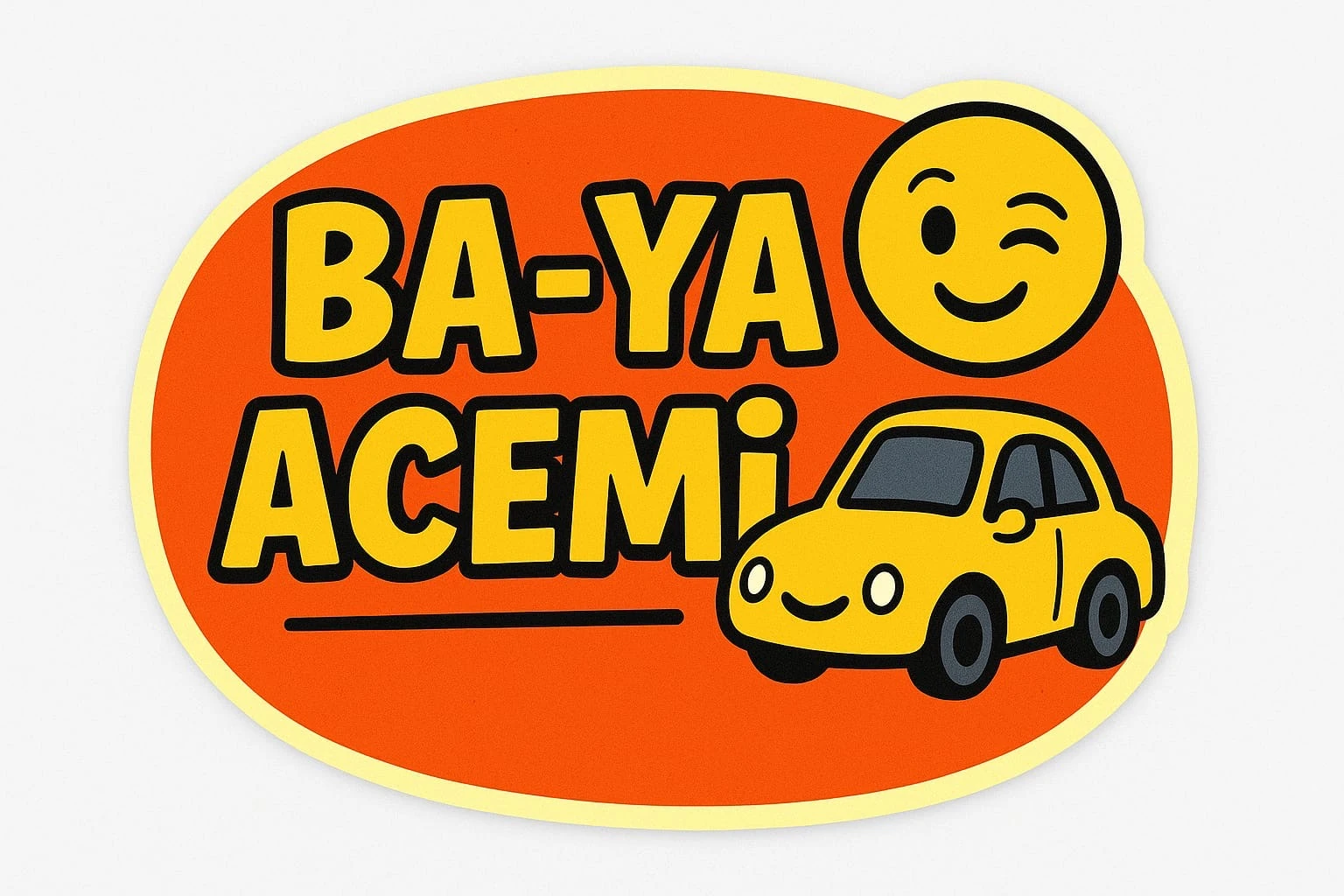 Acemi Sürücü araba arkası Çıkartma