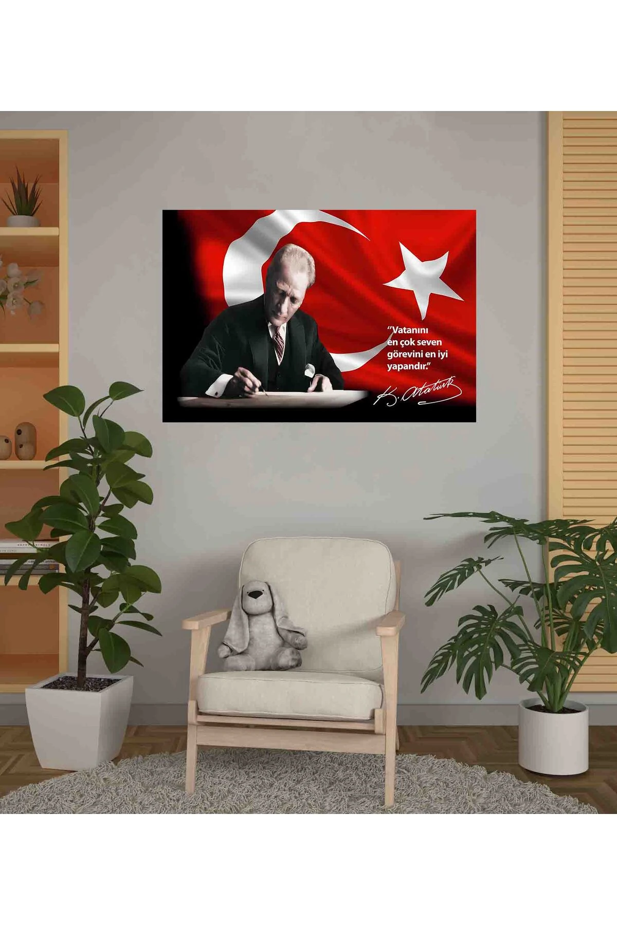 Tablo görünümlü Kendinden Yapışkanlı Poster , yüksek baskı kalitesi Dokulu görsel