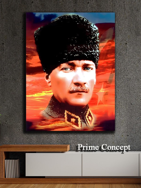 Kızıl kalpaklı Atatürk