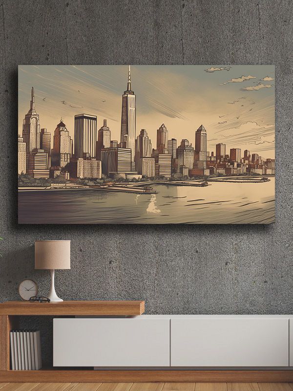 100x140 Büyük ebat Kanvas tablo çerçevesiz