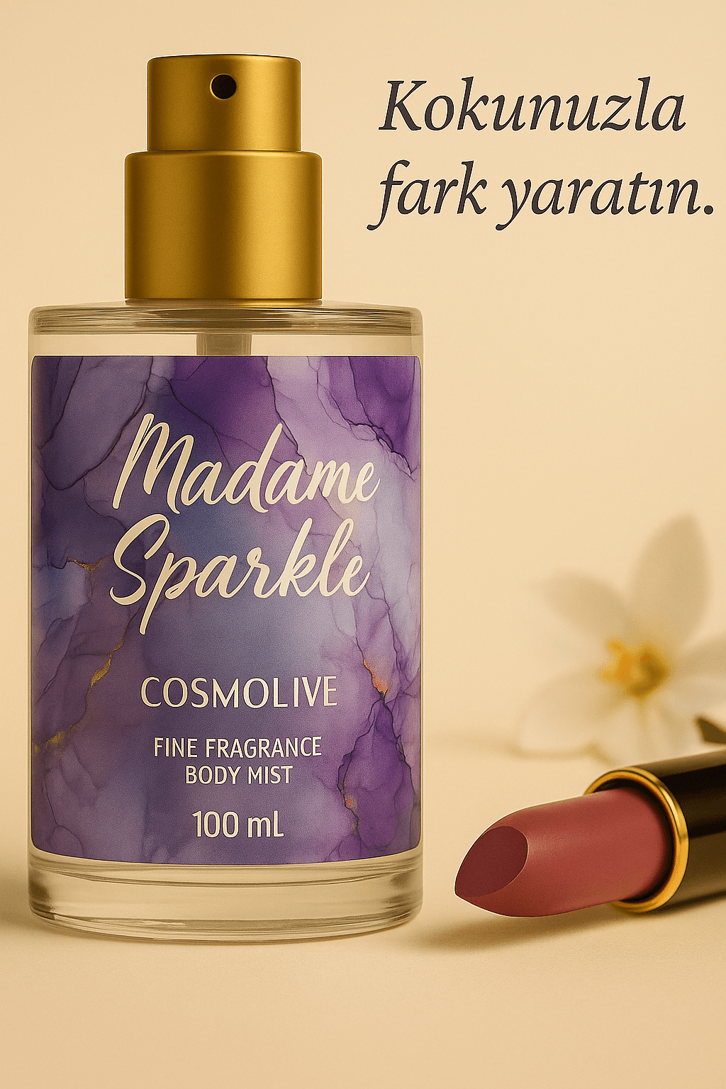 Vücut Spreyi Body Mist | Sedir Ağacı & Yasemin | Seyahat Boy | Kadın | Işıltılı | Nemlendirici