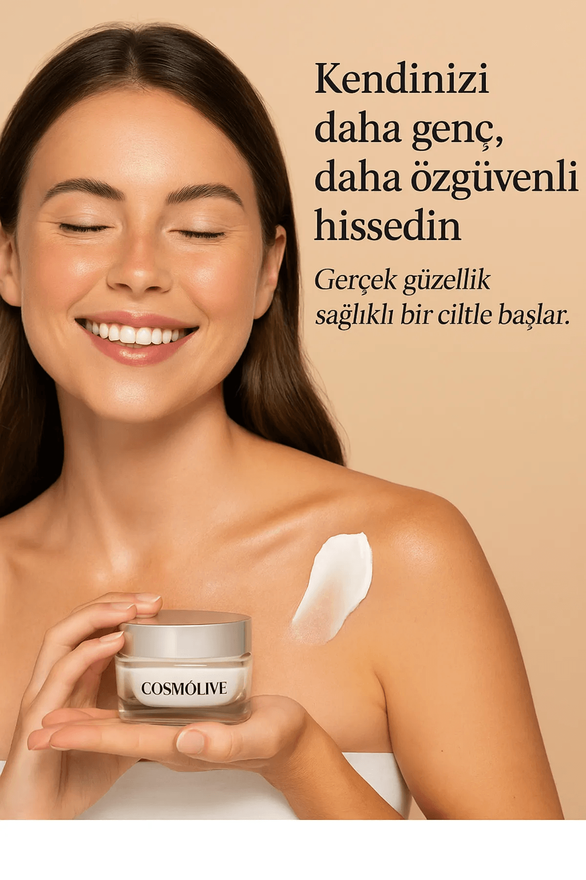 Yaşlanma Ve Kırışıklık Karşıtı Nemlendirici Yüz Göz Çevresi Altı Cilt Kremi Gece Yağlı Su Bazlı Kuru