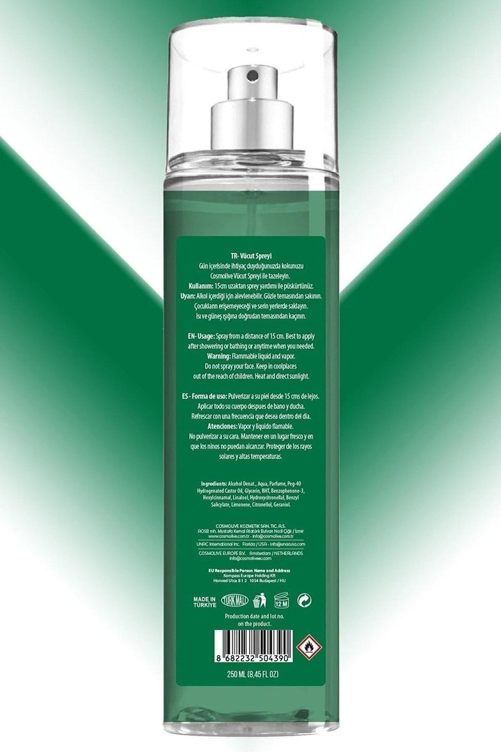 Vücut Spreyi Body Mist | Temptation | Tropical Queen | Nemlendirici