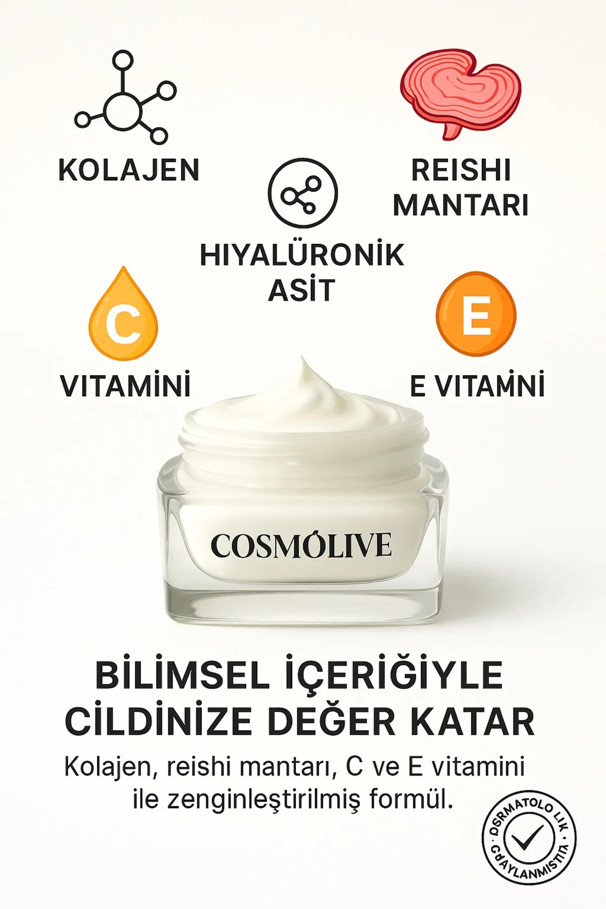 Yaşlanma Ve Kırışıklık Karşıtı Nemlendirici Yüz Göz Çevresi Altı Cilt Kremi Gece Yağlı Su Bazlı Kuru