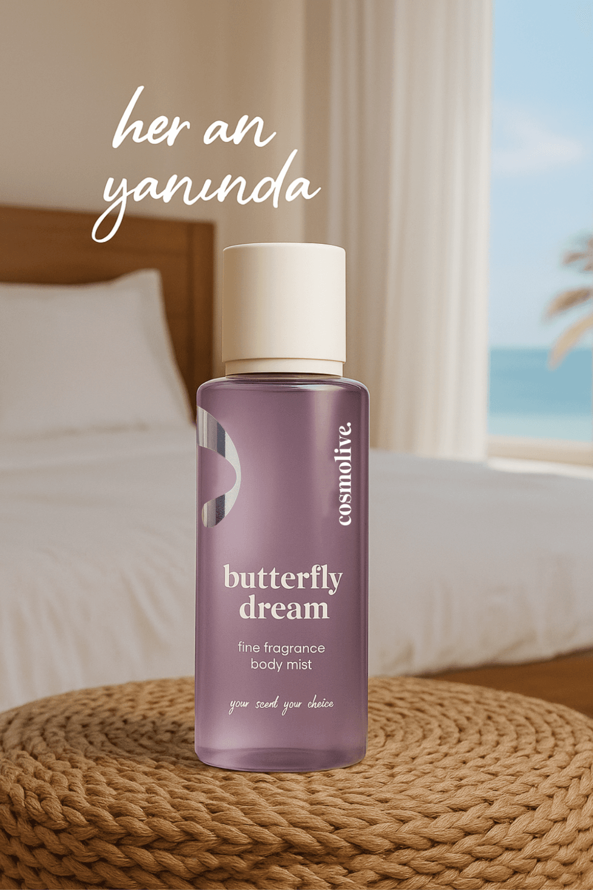Vücut Spreyi Body Mist Butterfly Dream Işıltılı Nemlendirici Kadın 250 ml