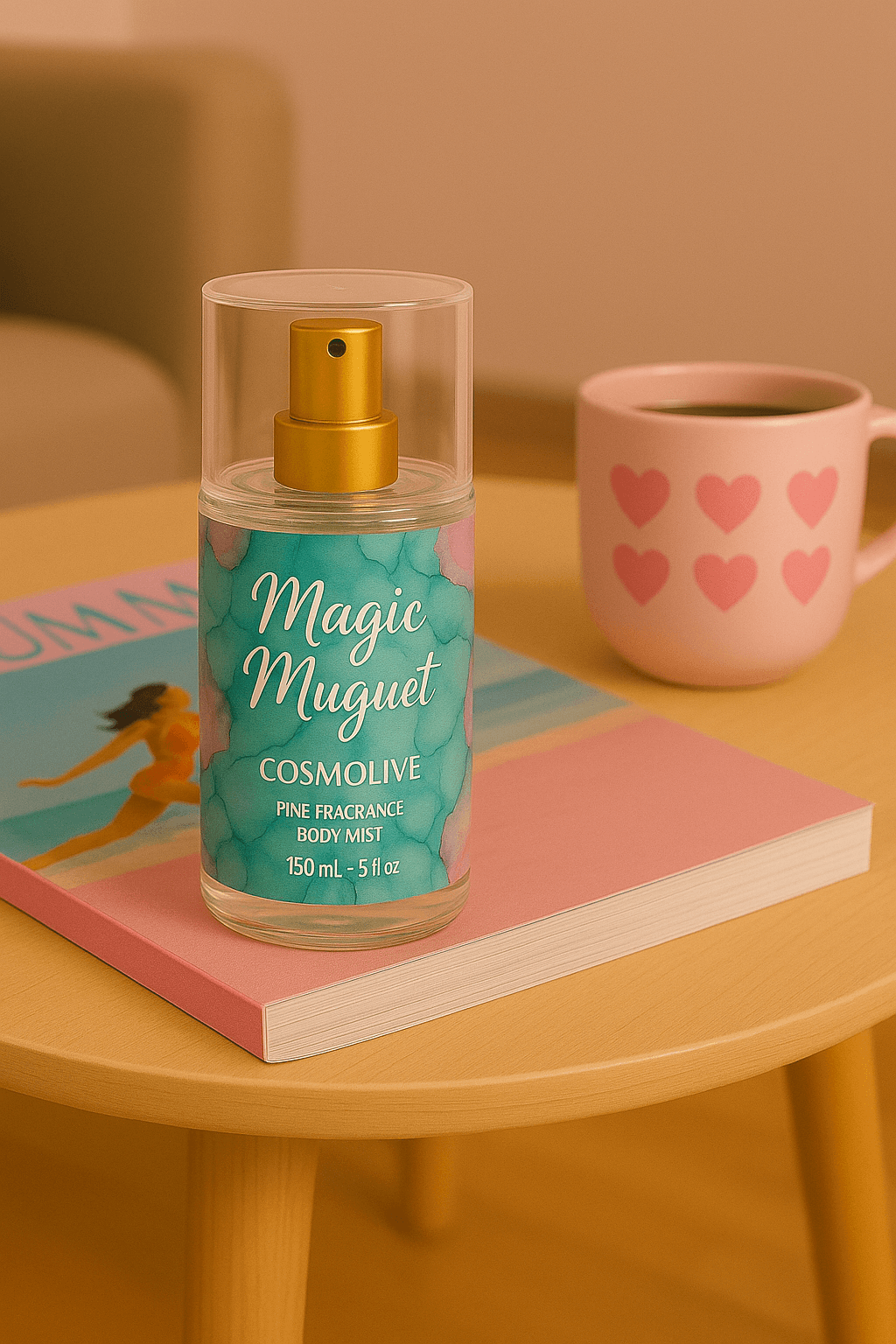 Seyahat Boy Body Mist | Magic Muguet | Kadın | Işıltılı | Nemlendirici Vücut Spreyi
