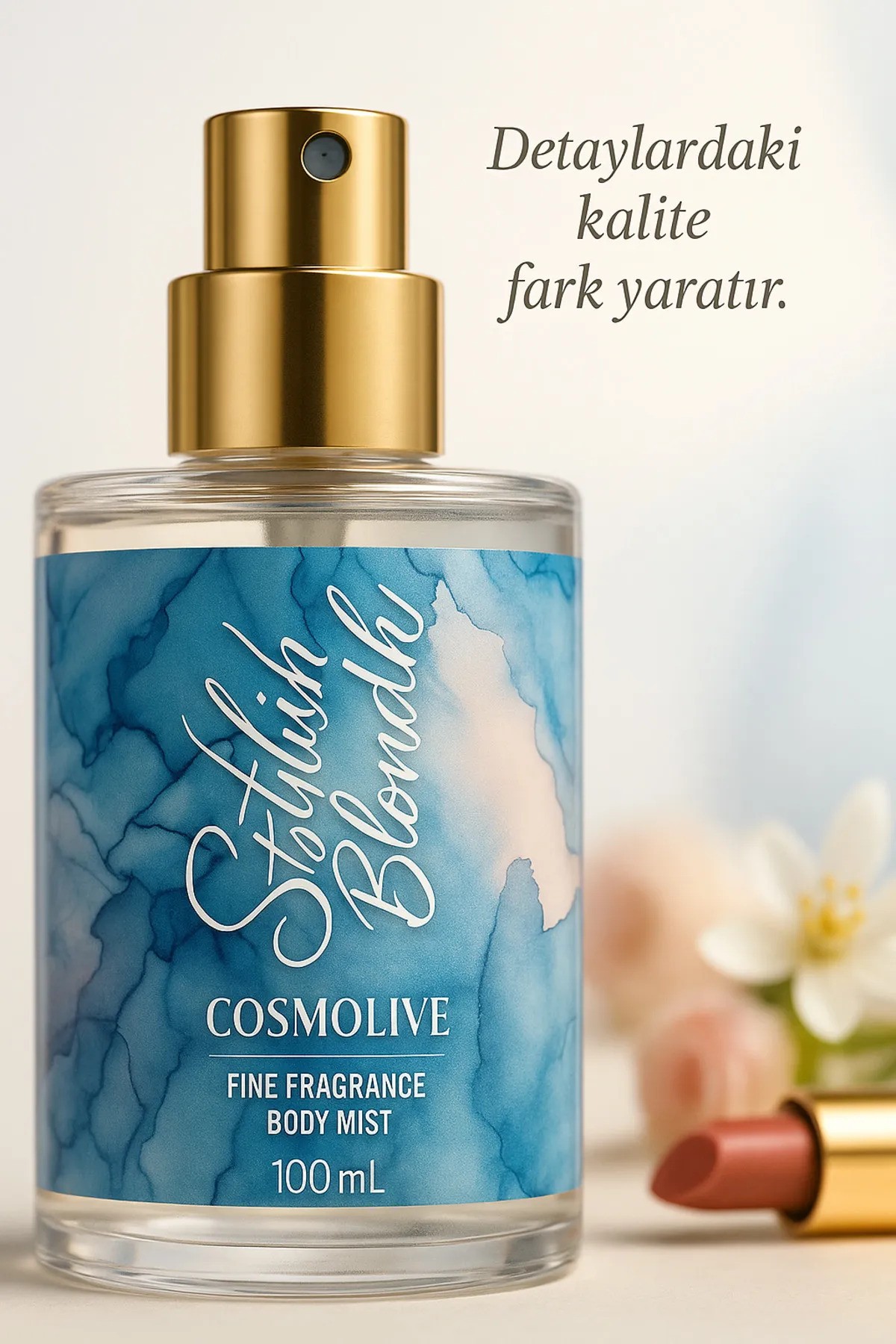 Vücut Spreyi Body Mist | My Way | Stilish Blonde | Seyahat Boy | Kadın | Işıltılı | Nemlendirici
