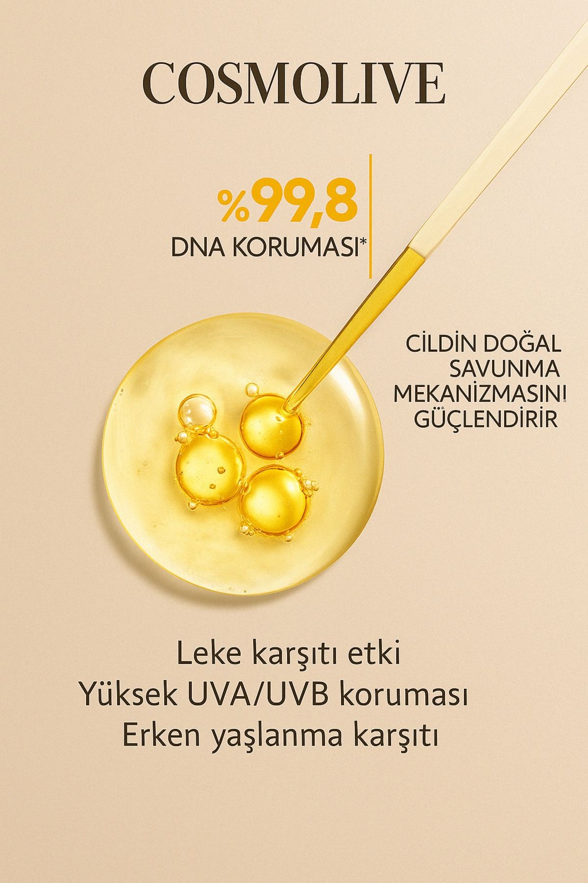 Güneş Kremi | %100 Doğal | Mineralli | Yüz | Spf 50 | Yağlı - Kuru - Karma Ciltler | Su Bazlı