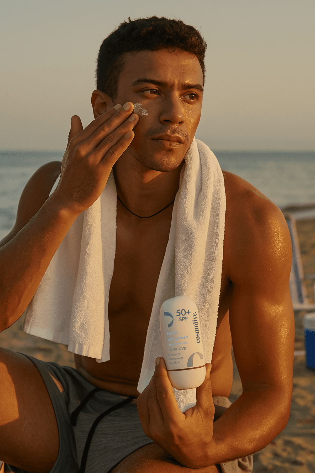 Güneş Kremi %100 Doğal Yüz Spf 5 Yağlı - Kuru - Karma Ciltler Su Bazlı