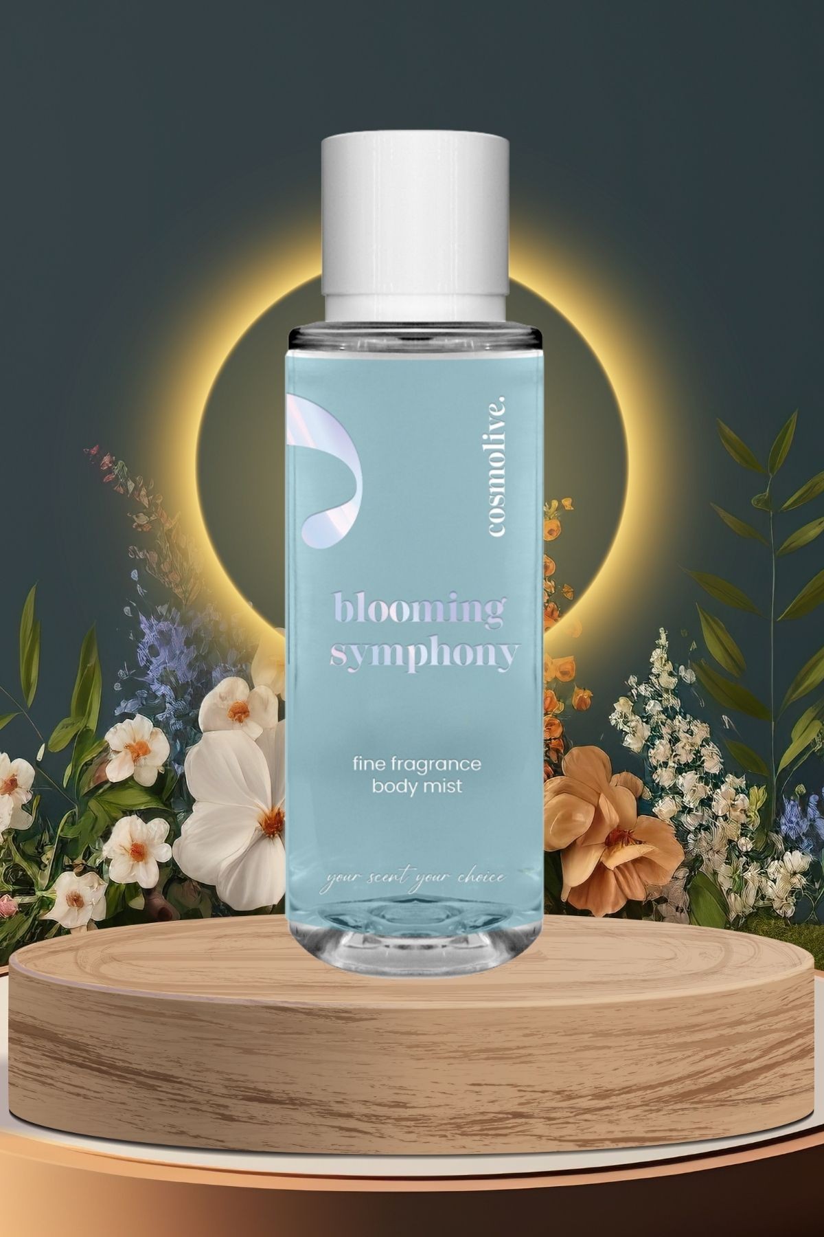 Vücut Spreyi Body Mist Golden Honey Blooming Symphony Işıltılı Nemlendirici Kadın 250 ml