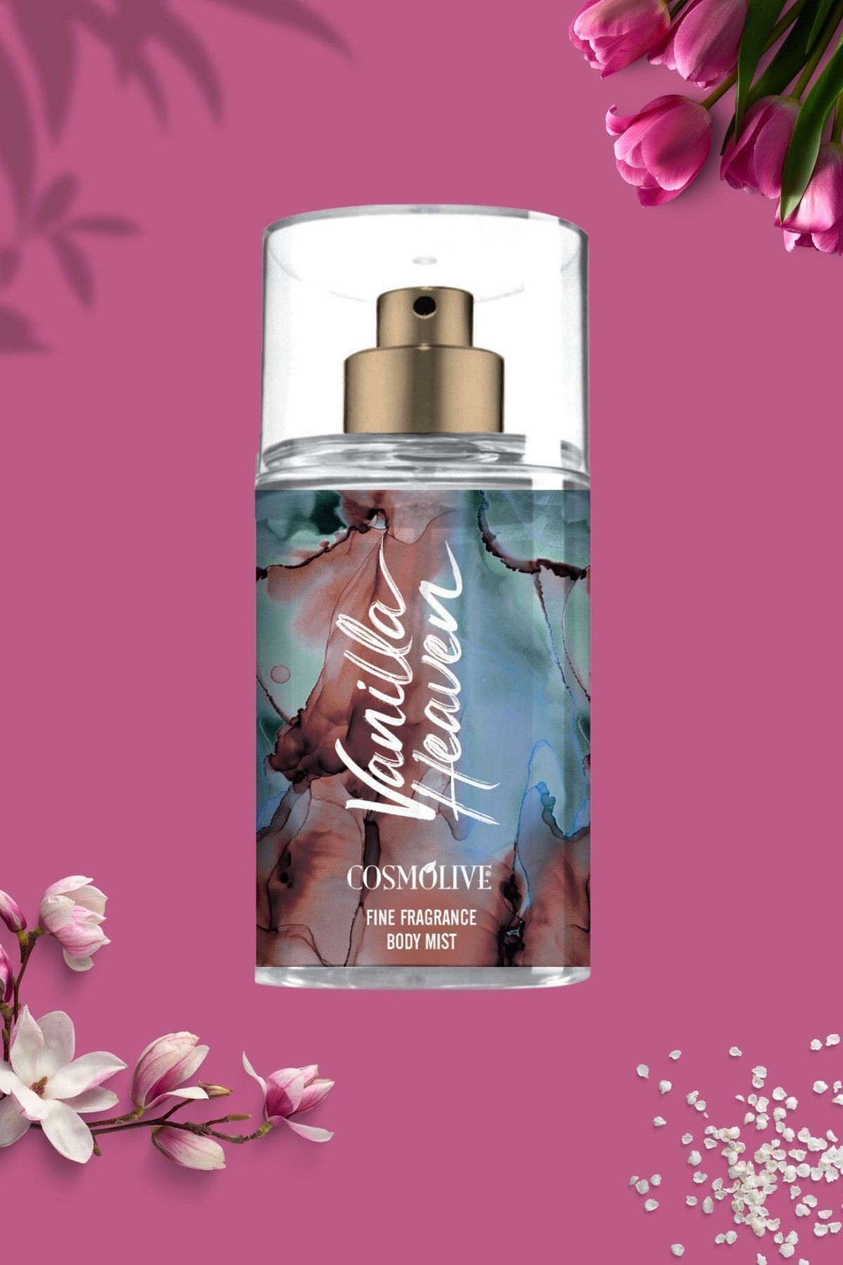 Seyahat Boyu Body Mist Vücut Spreyi Amber Romance Vanilla Heaven Nemlendirici Saç Parfümü