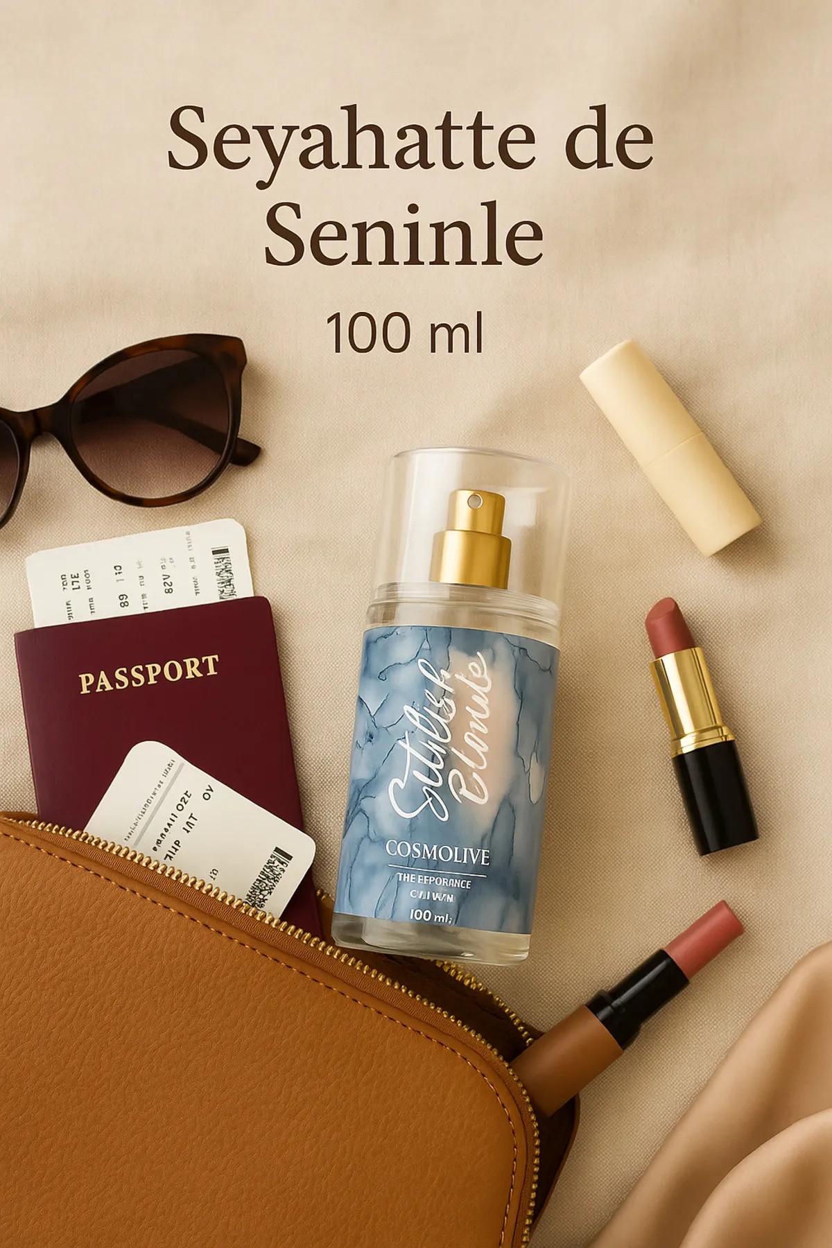 Vücut Spreyi Body Mist | My Way | Stilish Blonde | Seyahat Boy | Kadın | Işıltılı | Nemlendirici