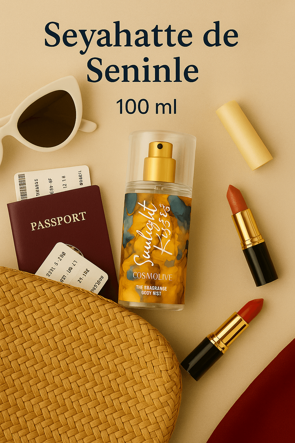 Seyahat Boy Body Mist | Eau Des Vahines | Sunlight Kisses | Kadın | Vücut Spreyi | 100 ml