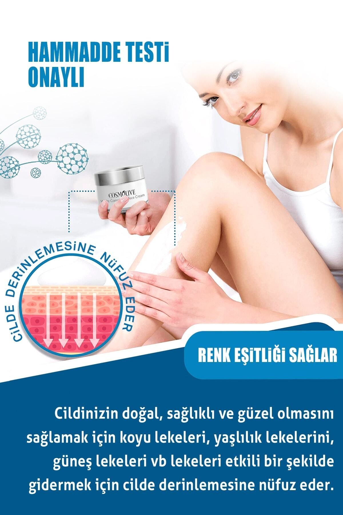 Cilt Beyazlatıcı Leke Karşıtı Nemlendirici Yüz Ve Vücut Kremi Cam Kavanozlu Premium Doğal Tasarım