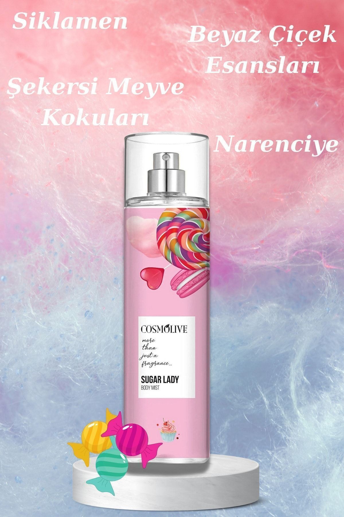 Body Mist Vücut Spreyi - Lost In Fantasy Sugar Lady Kadın Nemlendirici Saç Parfümü