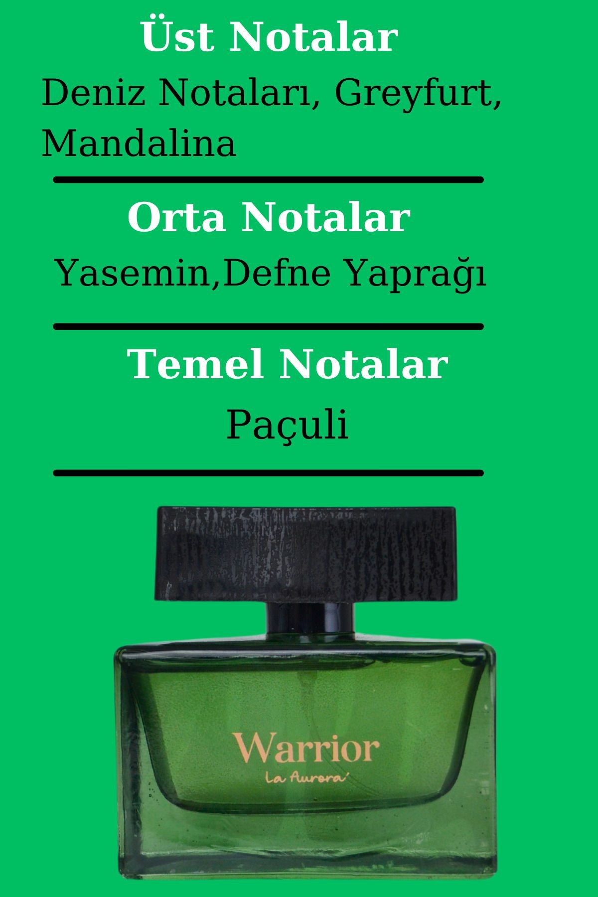 Yüksek Esans Kalıcı Erkek Parfum The Warrıor Afrodizyak Edp