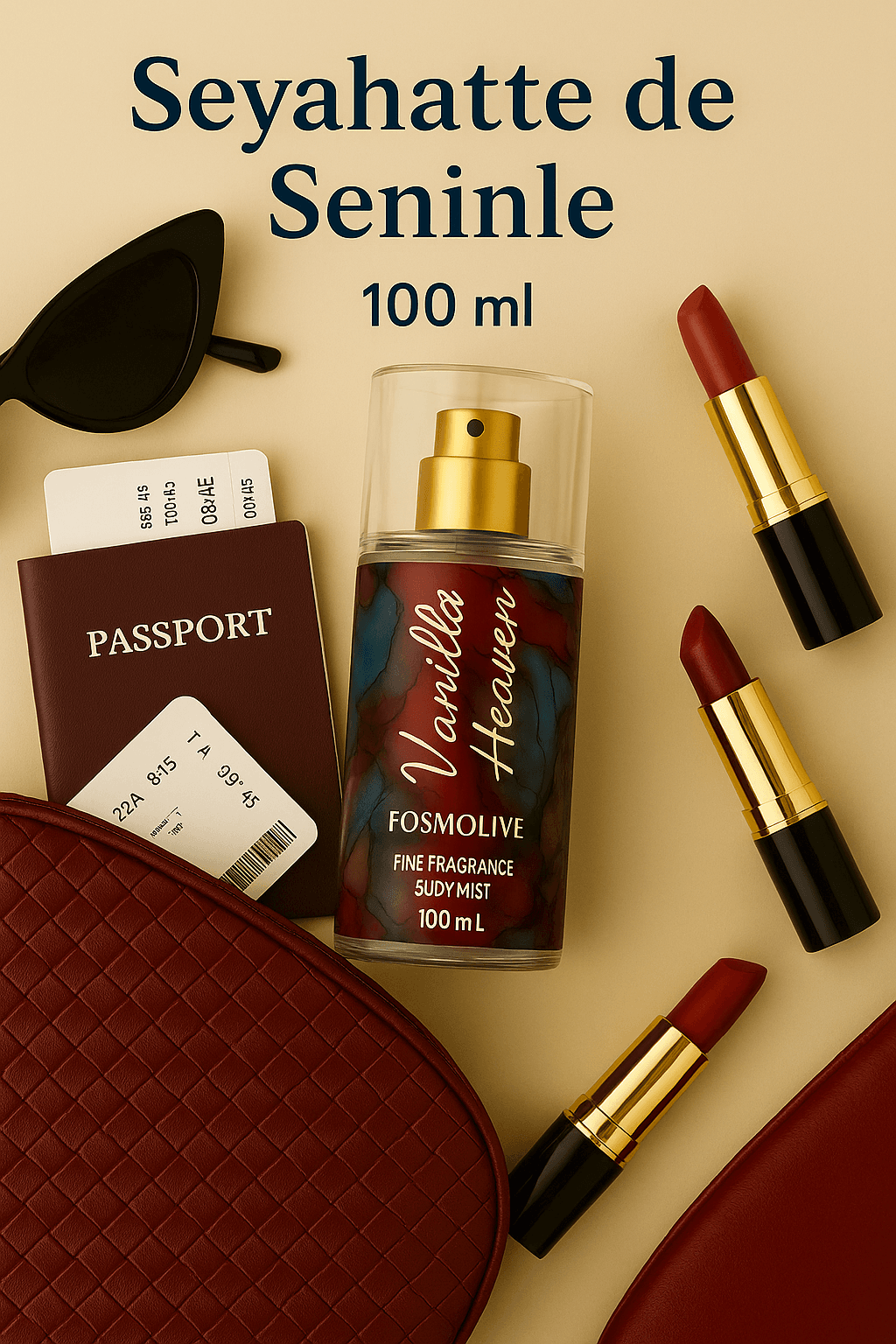 Vücut Spreyi Body Mist | Amber Romance | Vanilla Heaven | Seyahat Boy | Nemlendirici