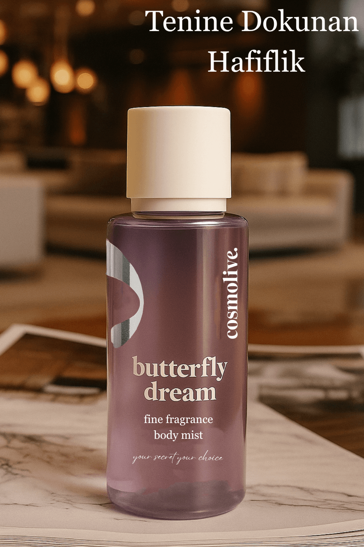 Vücut Spreyi Body Mist Butterfly Dream Işıltılı Nemlendirici Kadın 250 ml