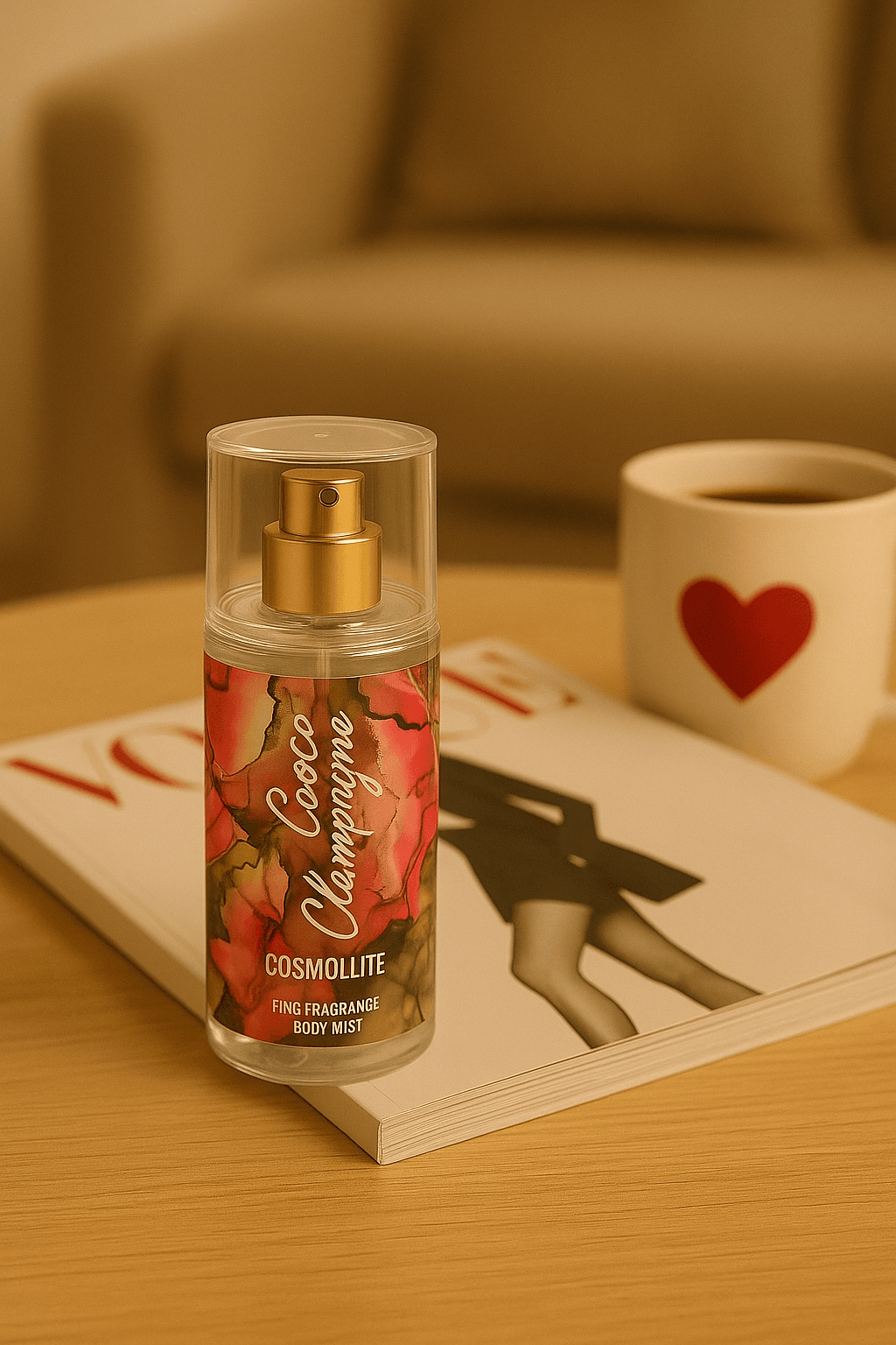 Vücut Spreyi Body Mist | Coconut Passion | Coco Champagne | Seyahat Boy | Kadın | Işıltılı