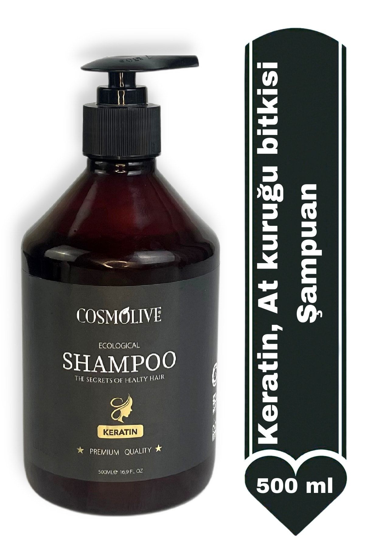 Ekolojik Şampuan Keratin 500 ml