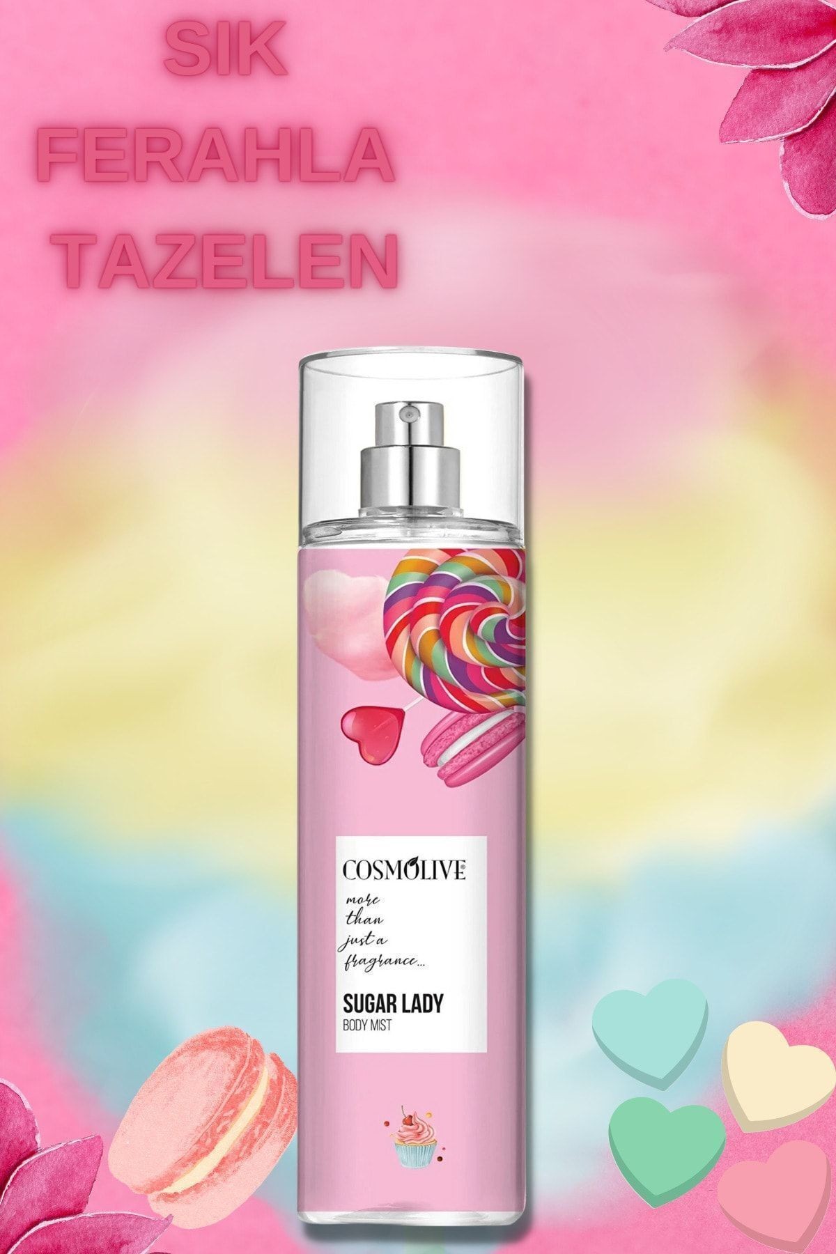 Body Mist Vücut Spreyi - Lost In Fantasy Sugar Lady Kadın Nemlendirici Saç Parfümü