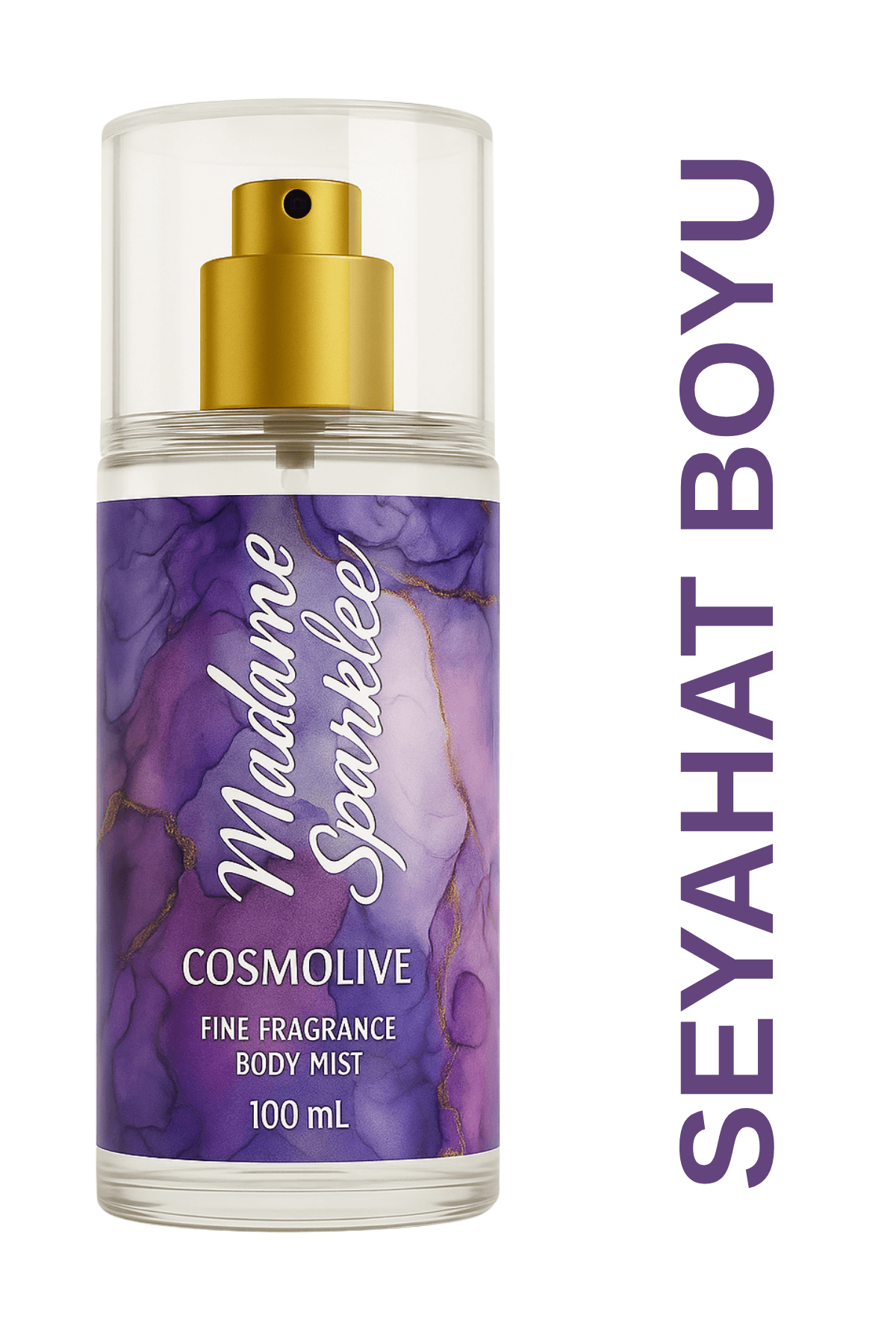 Vücut Spreyi Body Mist | Sedir Ağacı & Yasemin | Seyahat Boy | Kadın | Işıltılı | Nemlendirici