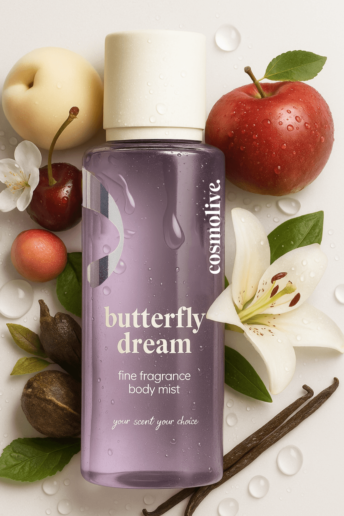 Vücut Spreyi Body Mist Butterfly Dream Işıltılı Nemlendirici Kadın 250 ml