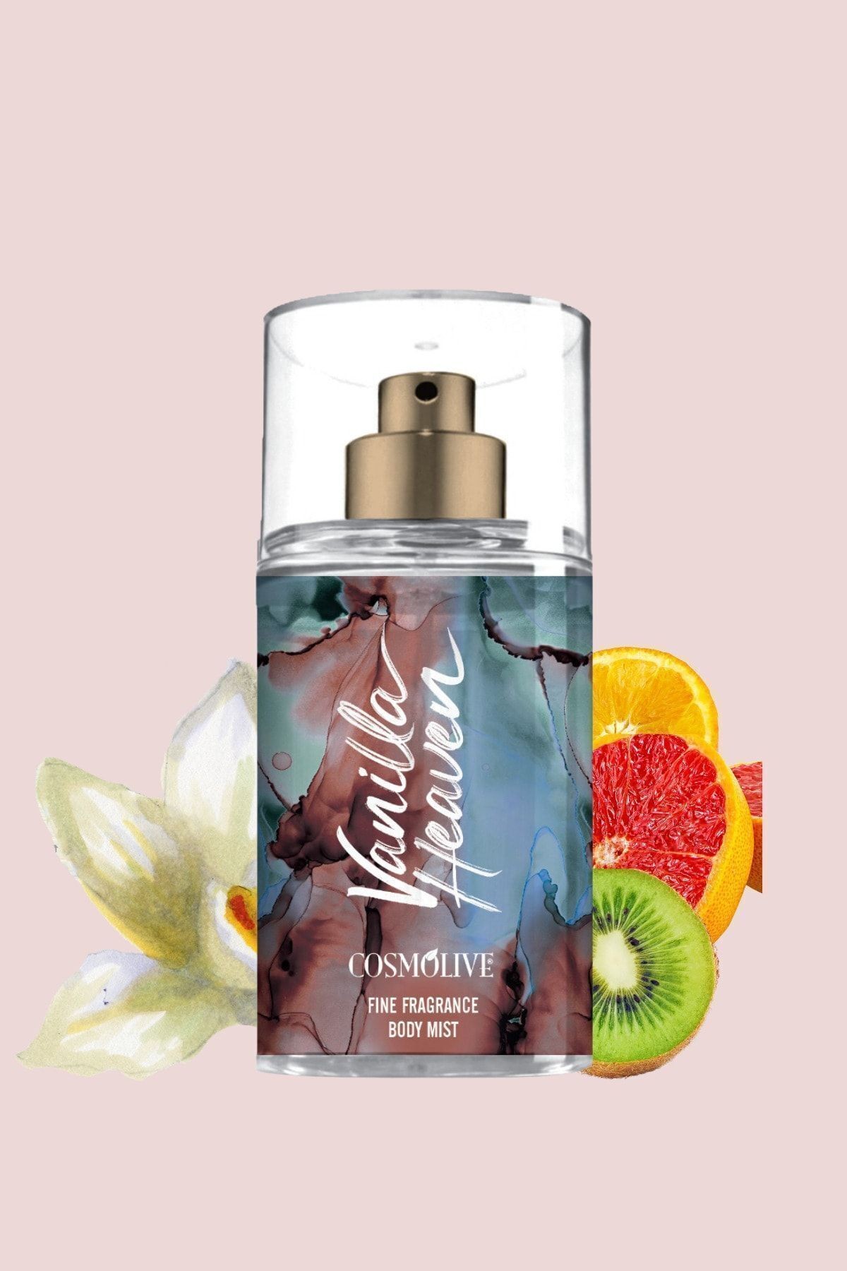 Seyahat Boyu Body Mist Vücut Spreyi Amber Romance Vanilla Heaven Nemlendirici Saç Parfümü