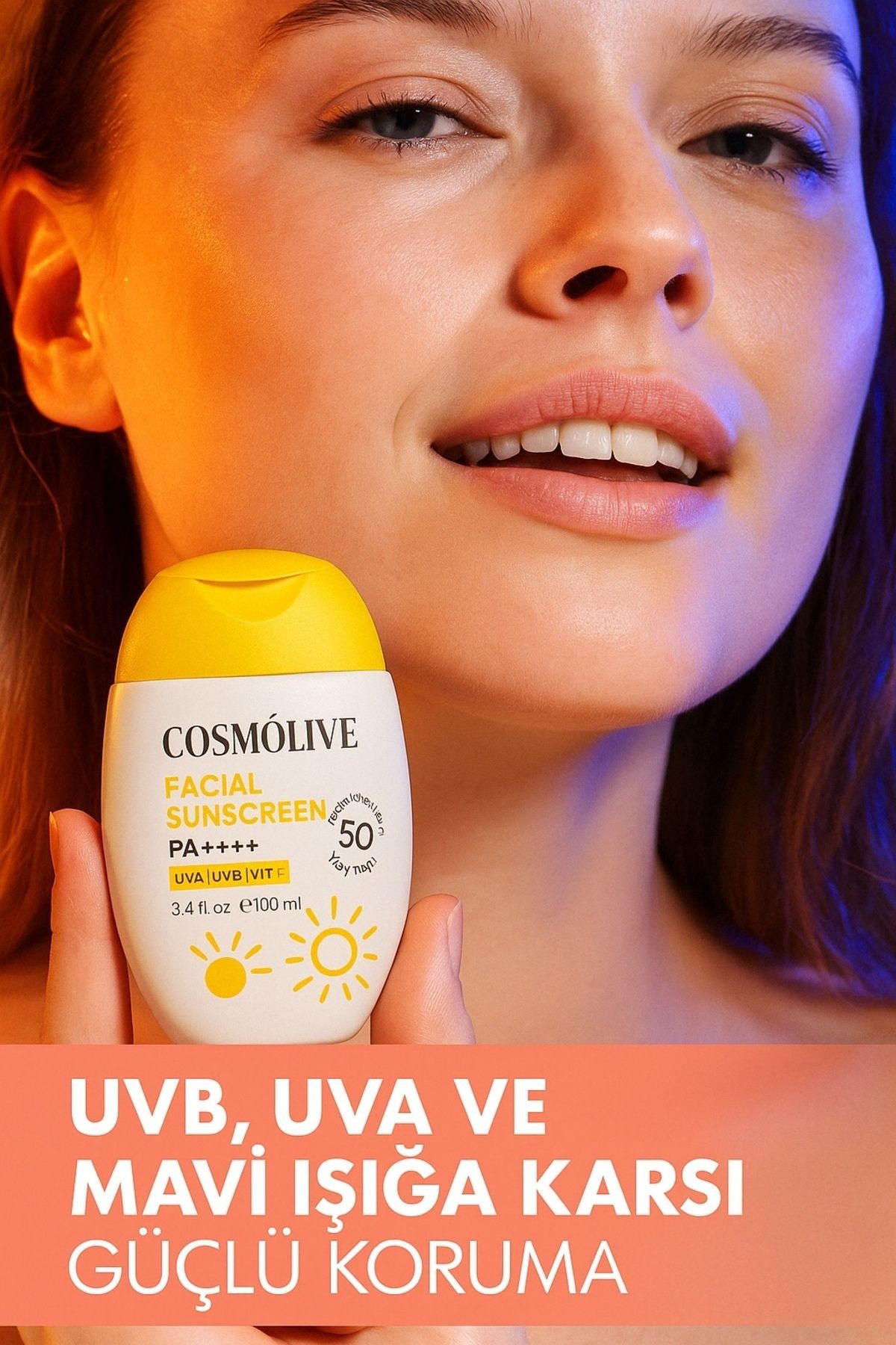 Güneş Kremi | %100 Doğal | Mineralli | Yüz | Spf 50 | Yağlı - Kuru - Karma Ciltler | Su Bazlı