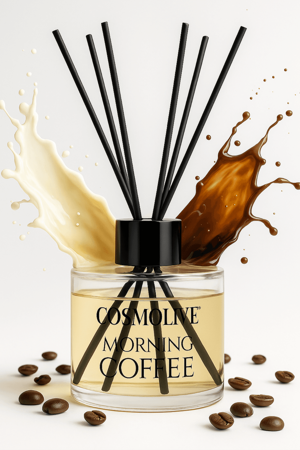 Oda Kokusu | Bambu Çubuklu | Kahve & Süt Kokulu | 100 ml