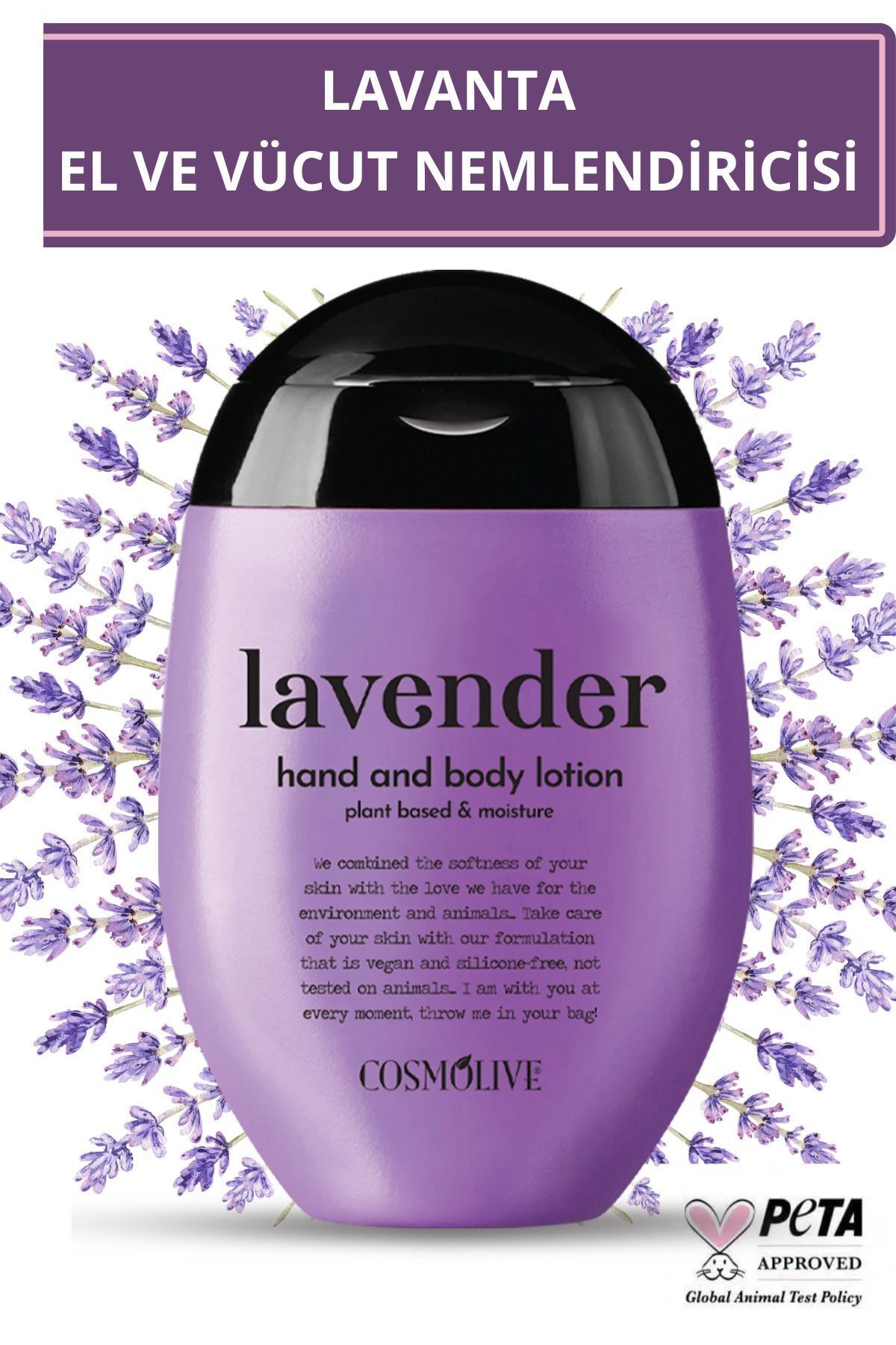 El Ve Vücut Losyonu | Lavanta | Nemlendirici Krem | 100 ml