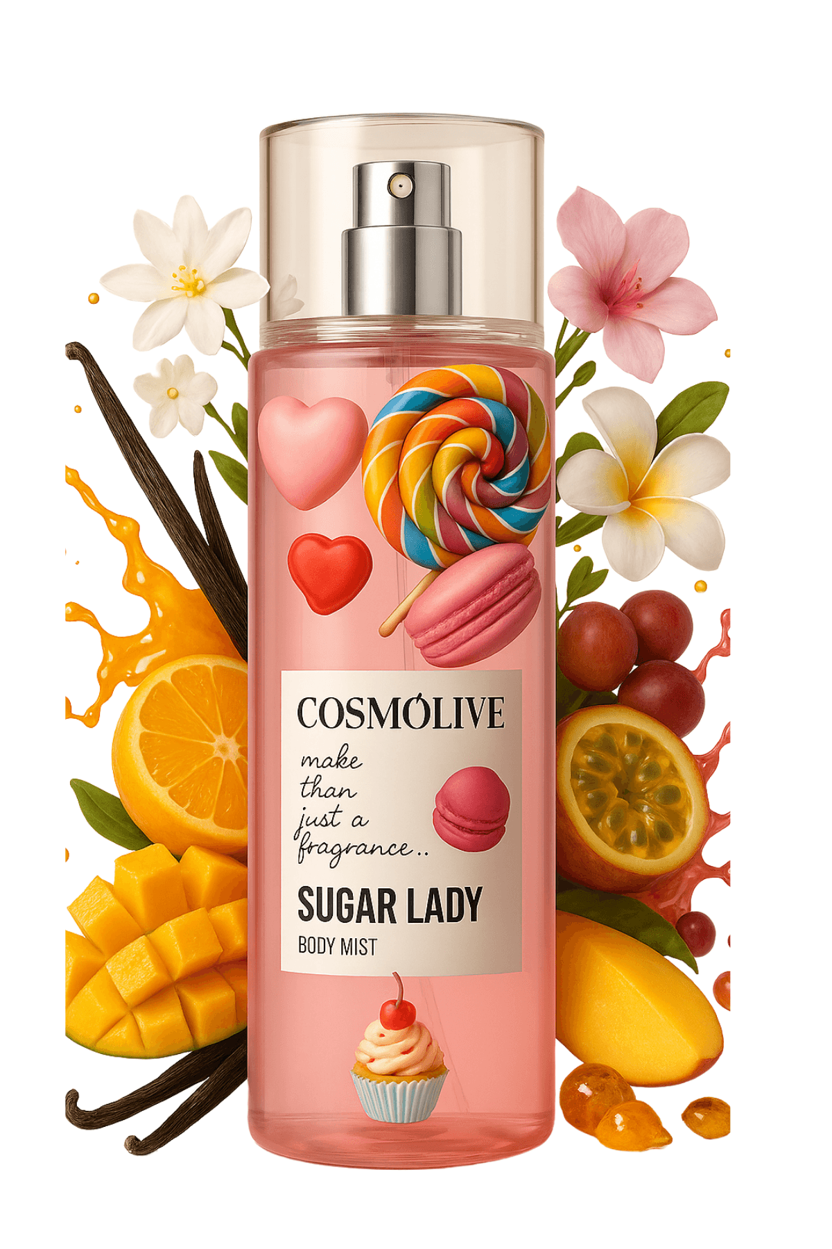 Vücut Spreyi Body Mist | Lost In Fantasy | Sugar Lady | Kadın | Nemlendirici