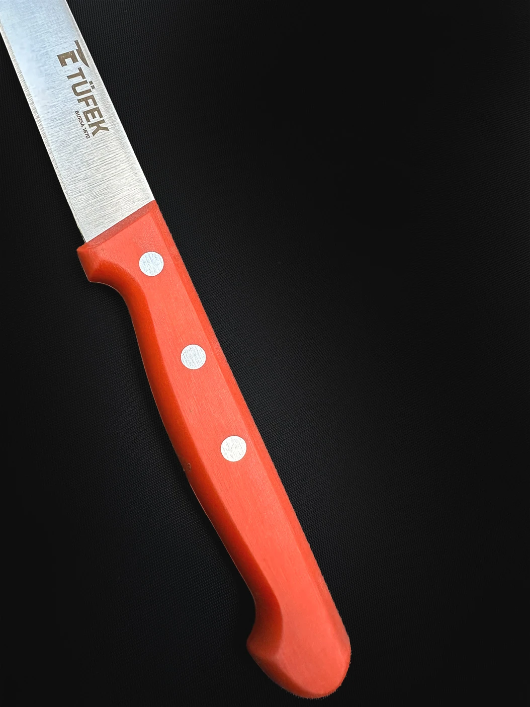 ABS Plastik Sebze Bıçağı - Kırmızı