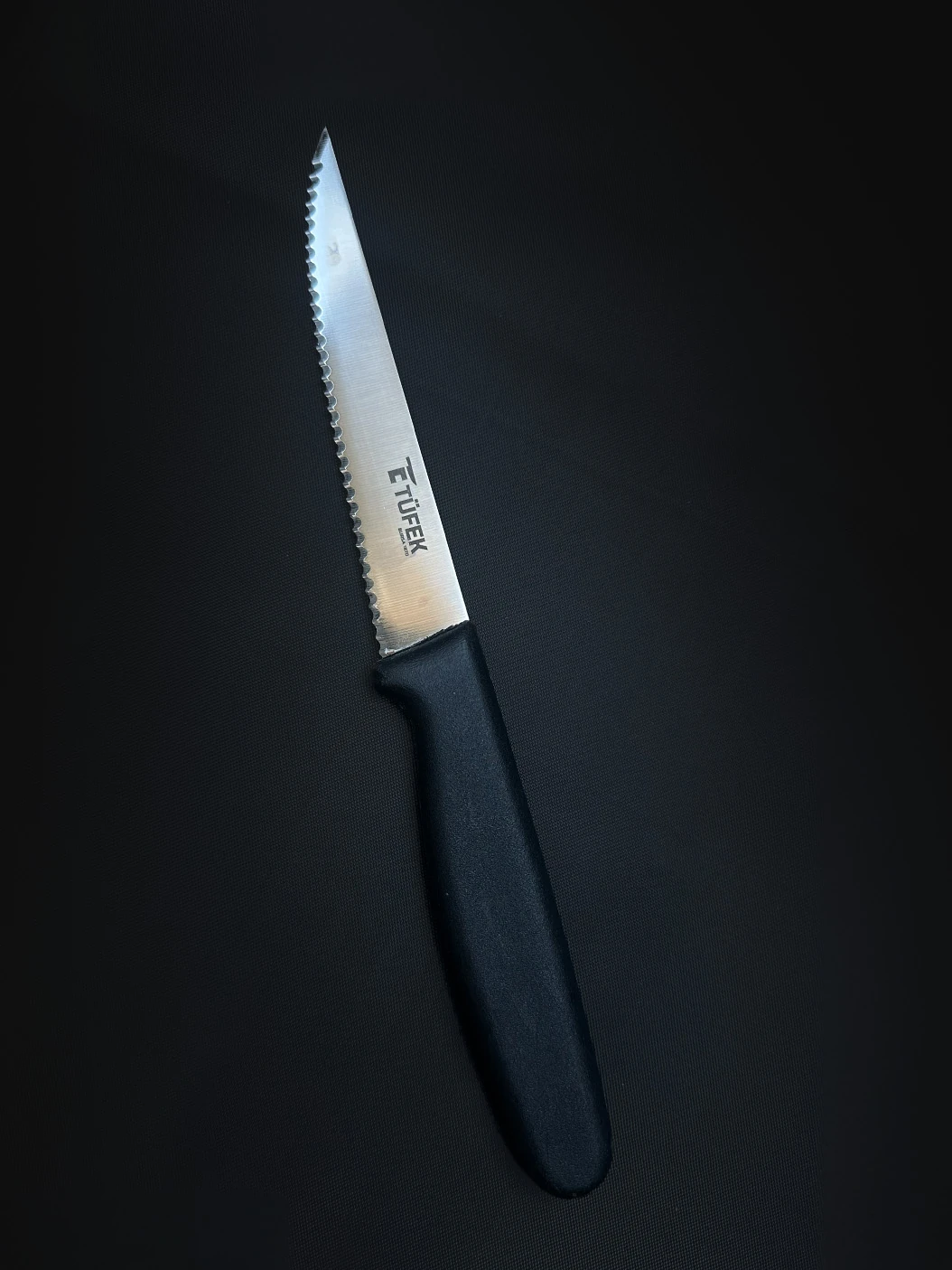 Dişli Sebze Bıçağı - Siyah