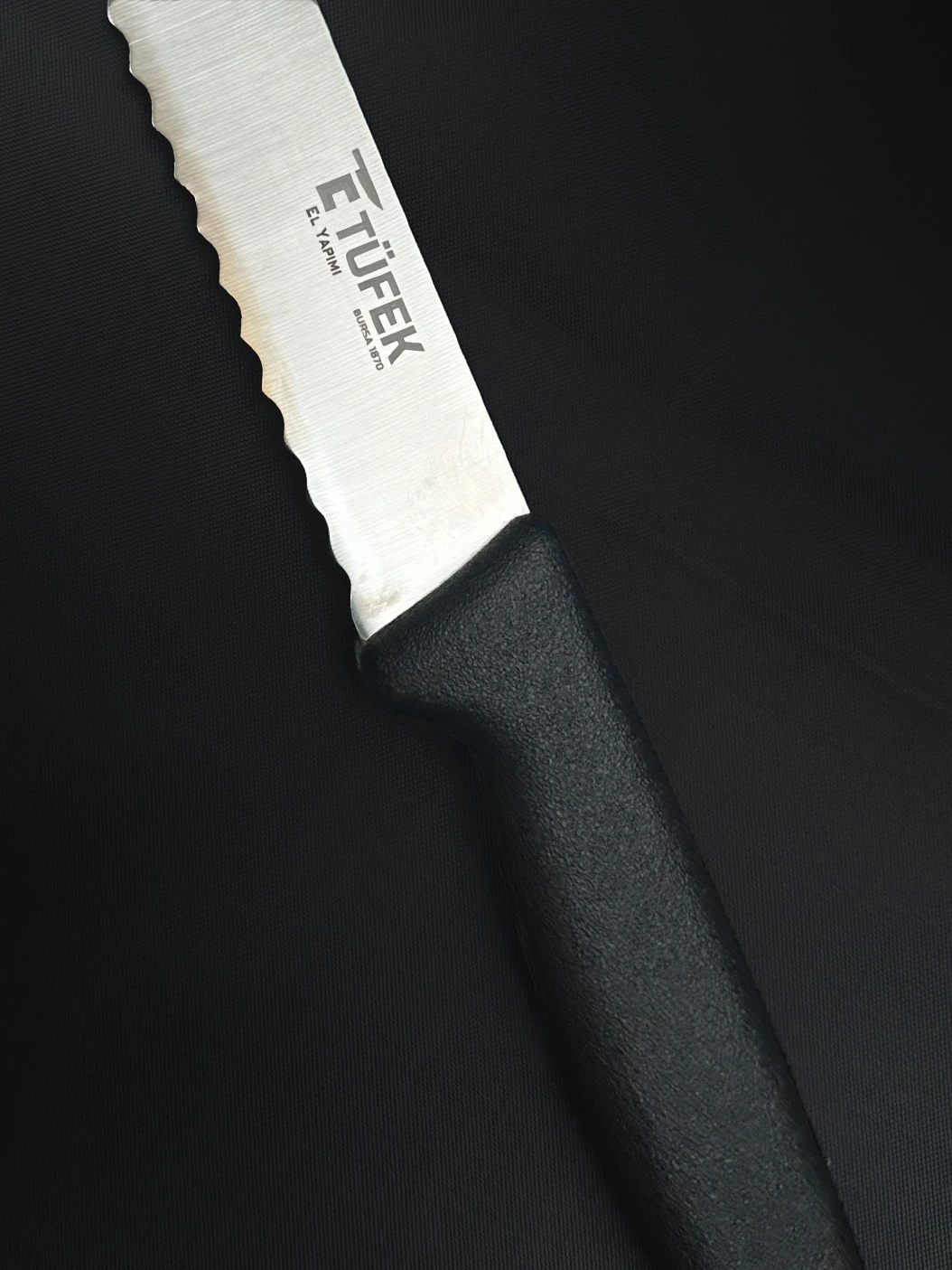 Dişli Ekmek Bıçağı - Siyah