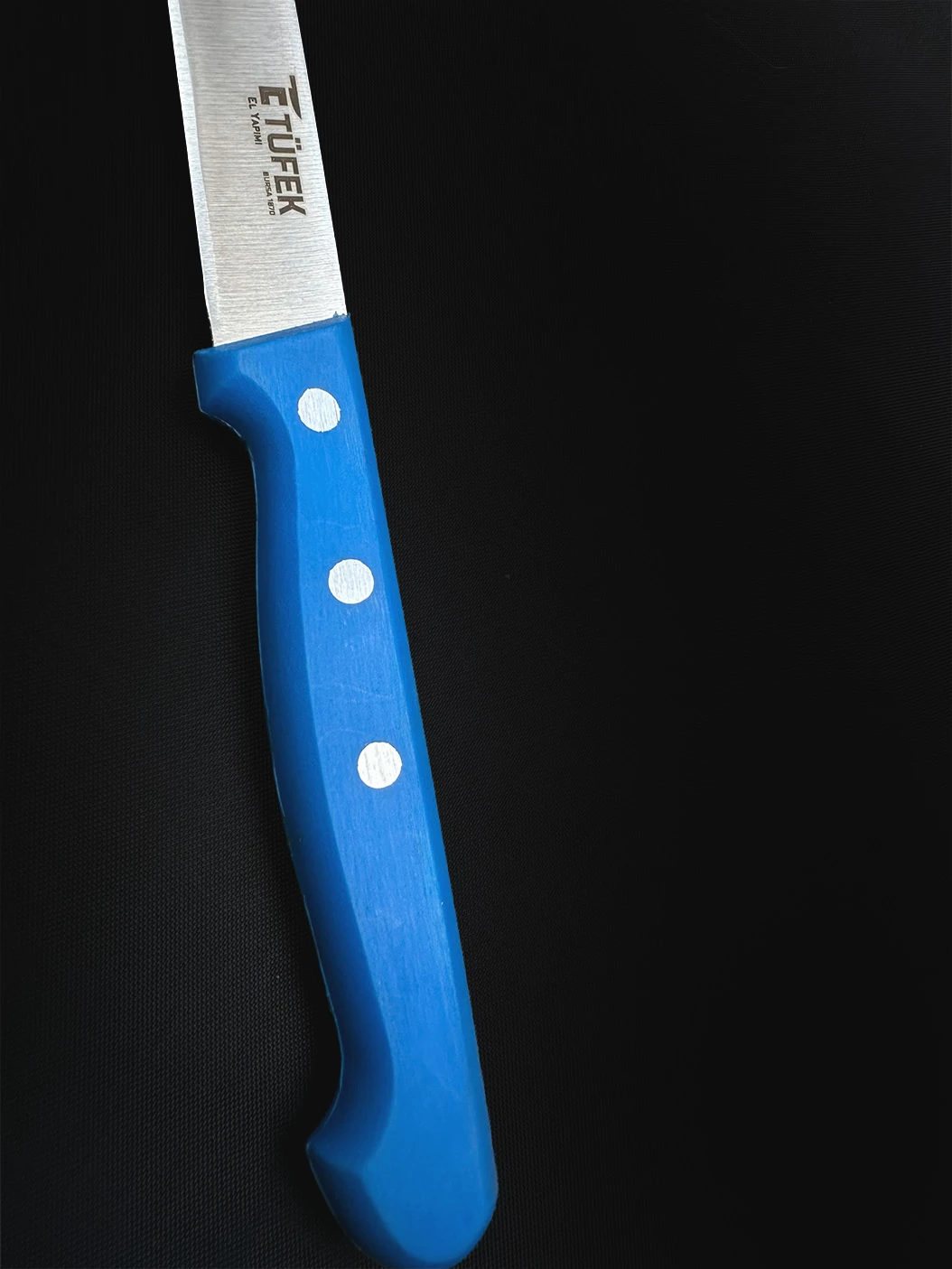 ABS Plastik Sebze Bıçağı - Mavi